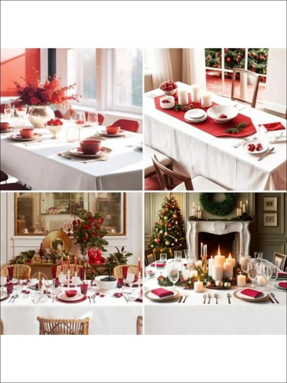 2 Pack Rectangle Tablecloths 90x132 Inch for 6ft Tables Polyester